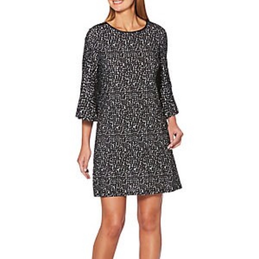 NWT Rafaella Bell Sleeve Shift Dress